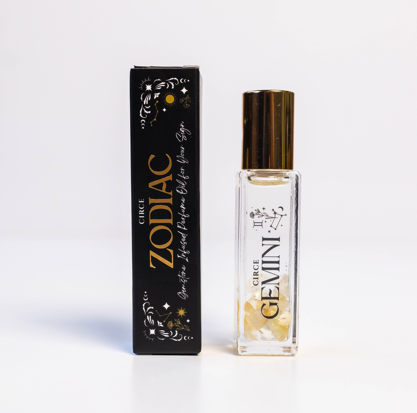 Zodiac Perfume Oil Set – 12 Gemstone‑Infused Zodiac Scents